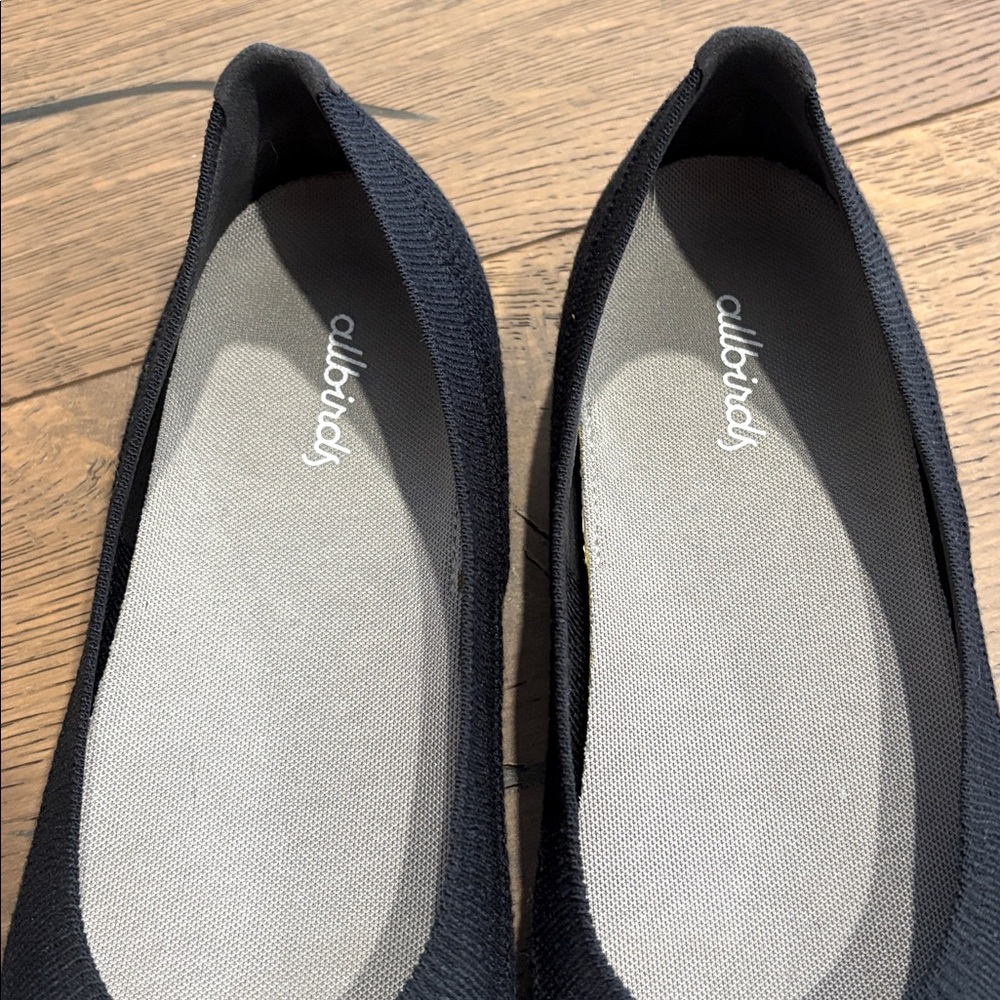 Allbirds Women's Dark Knit Tree Bird Flats - Picture 2 of 8
